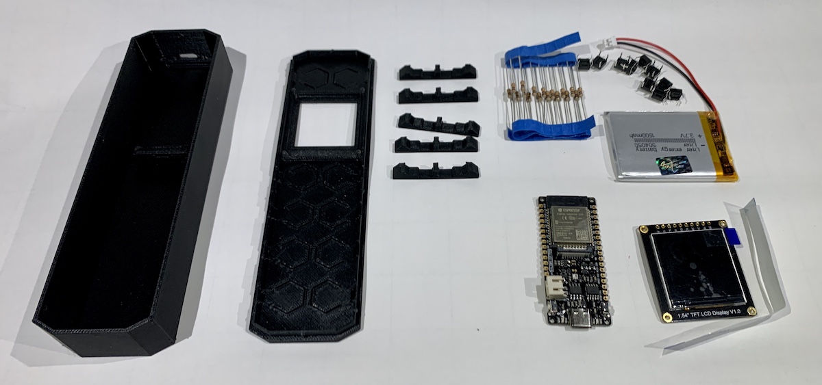 Parts to be used to build your Klipper Remote